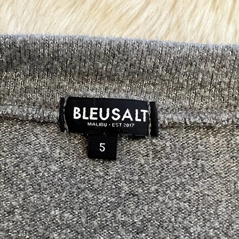 Bleusalt Gray Oversized Pullover Sweater Size 16-18 (1X) - Picture 7 of 11